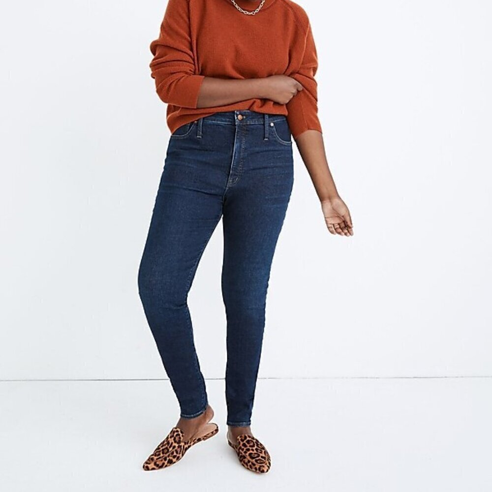 Madewell 9" Mid-Rise Skinny Jeans in Orland Wash Size 31Tencel Denim Edition - Picture 6 of 12